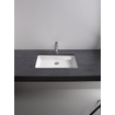 Duravit 2nd floor onderbouwwastafel zonder kraanvlak m. bevestiging 55.5x38cm m. WG wit 0290372