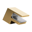 BRAUER Void inloopdouche helder glas 90x200 met 40 zijwand incl. glascoating PVD goud geborsteld SW638723