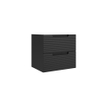 Saniclass Prime Balance Meuble sous lavabo - 120x55x44.9cm - 4 tiroirs - Poignée intégrée - MDF - noir mat SW976741