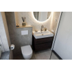 QeramiQ Push Plaque de commande - pour réservoir encastré Geberit UP320 - double chasse - boutons ronds - matière synthétique blanc brillant SW706186