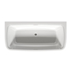 Riho adore baignoire semi-libre 180x86cm à montage central avec remplissage de baignoire chromé acrylique blanc brillant SW412166