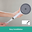 Hansgrohe Designflex textiel doucheslang 200cm m.wit SW918178