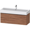 Duravit D-neo Meuble sous vasque 118.4x44.2x44cm 1 tiroir Noyer mat SW640763