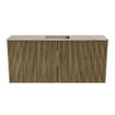 Mondiaz JOYA-DLUX 90cm meuble de salle de bains - couleur Dusk - Vasque FAYE position Milieu Sans trou de robinet couleur Arena. SW1425760