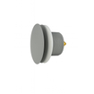 Zeza bad afvoerplug compleet - met bovenzijde - mat grijs SW1416180