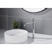 Fortifura Calvi Slim Wastafelkraan - 32cm - verhoogd - opbouw - chroom SW377813