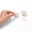 Brabantia ReNew Handoekhaken - set van 2 - zelfklevend - soft beige SHOWROOMMODEL SHOW26268