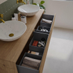 Saniclass Holz Atelier Badkameronderkast - 140x45x40cm - 4 lades - Eiken natural SW1420810