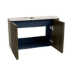 Mondiaz JOYA-DLUX 71.6cm toiletmeubel - ronding rechts kleur Shadow - Wastafel FAYE positie Links 1 kraangat kleur Nata. SW1424977