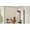 Hansgrohe Pulsify showerpipe 26cm 2jet eco planchet 40cm mat zwart SW651085