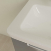 Villeroy & Boch Subway 2.0 lavabo pour meuble 50x40cm - 1 trou de robinet avec trop-plein ceramic+ blanc 1024206