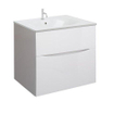 Crosswater Vergo Lavabo - 70cm - sans trous de robinet - marble white SW876196