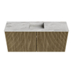 Mondiaz JOYA-DLUX 90cm toiletmeubel - kleur Dusk - Wastafel FAYE positie Midden 1 kraangat kleur Glace. SW1423152