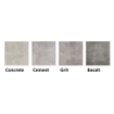 Vtwonen Mold Carrelage de sol et de mur 90x90cm 10mm rectifié R9 porcellanato Ciment SW369204