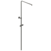 IVY Bond Ensemble de douche pluie - pose en applique - tête de douche slim 30 cm - douchette satin spray - Metal black PVD brossé SW1032458