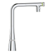 GroheZedra SmartControlkeukenmengkraan l-uitloop uittrekbare dual spray chroom SW960330