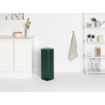 Brabantia NewIcon Poubelle à pédale - 30 litres - seau intérieur en plastique - pine green SW1117490