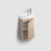 Clou Flush 3 fontein 36x18x9cm kraangat rechts Keramiek Wit SW9328