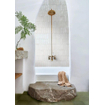 Ceralto Drapé Mural Wandtegel - 5x15cm - 10.0mm - Natural SW669919