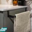 FugaFlow Eccelente Arredo Porte-serviettes universel noir mat SW1123656