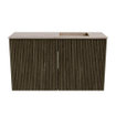Mondiaz JOYA-DLUX 70cm meuble de salle de bains - couleur Shadow - Vasque FAYE position Droite Sans trou de robinet couleur Saba. SW1425128