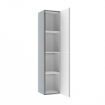 MONDIAZ BEAM Armoire colonne - 160cm - 2 portes - Plata SW1016997