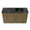 Mondiaz JOYA-DLUX 70cm toiletmeubel - kleur Dusk - Wastafel FAYE positie Rechts Zonder kraangat kleur Lava. SW1423229