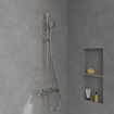 Villeroy & Boch Universal Taps & Fittings Mitigeur thermostatique de douche pour douche Angulaire - chrome SW974083