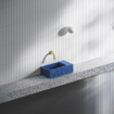 Clou Flush 3 fontaine - 36x18cm - droite - PE recyclé - minuit marine SW848906