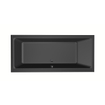 Xenz Kristal Ligbad - 180x80x48 - afvoer Midden - acryl - ebony SW378288