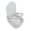 MONDIAZ LAVIE WC suspendu - 36x53cm - sans bride - Greey (gris) - softclose - quick-release - abattant WC - Greey (gris) SW1208674