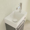 Villeroy & Boch Avento Lave-mains 36x22cm 1 trou de robinet droite sans trop-plein Ceramic+ Stone white SW445852