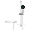 Grohe Precision Feel Mitigeur douche - thermostatique - avec raccords - barre curseur 60cm - douchette 3 jets - Chrome SW1028280