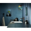 Hansgrohe Talis E robinet de lavabo 110 avec vidage chrome noir brossé SW358789