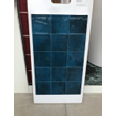 Terravito Bemare wandtegel - 10x10cm - 8mm - Vierkant - Donkerblauw glans SW405195