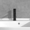Villeroy & Boch Loop & Friends Mitigeur de lavabo monocommande - avec garniture de vidage à tirette - noir mat SW974128