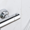 Adema sparkle 2.0 Ensemble de douche à effet pluie avec thermostat douche de tête 20cm douchette à main 3 positions chrome SW773195