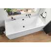 Villeroy & Boch Collaro baignoire double encastrée en matière synthétique acrylique rectangulaire 190x90x47cm - noir mat/stone white UBA199COR2NVRW SW354287