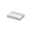 INK Unit lavabo - 60x40x10cm - 1 bassin - 1 trou de robinet - porcelaine blanc brillant SB0204011