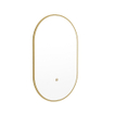 Mondiaz GLOW Miroir salle de bain - ovale - 45x90cm - éclairage LED indirect - capteur mouvement - Oro (Multi) SW1105160