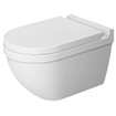 Duravit Starck 3 WC-zitting - 37x43.1x4.3cm - softclose & quickrelease - Kunststof wit Glanzend 0290272