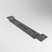 Mondiaz Easy Badplank - 12.5x86x4.2cm - Solid surface - Dark grey mat SW644678