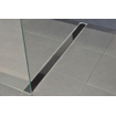 Wiesbaden Dreen Grille pour caniveau en verre noir 90x7cm pour caniveau de douche Inox SW10719