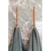 Instamat Jay Radiateur électrique sèche-serviettes Hauteur 172cm 29Watt Bronze brossé SW798742