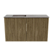 Mondiaz JOYA-DLUX 70cm toiletmeubel - kleur Dusk - Wastafel FAYE positie Links Zonder kraangat kleur Oza. SW1425973