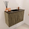 Mondiaz JOYA-DLUX 60cm toiletmeubel - kleur Dusk - Wastafel FAYE positie Midden 1 kraangat kleur Lava. SW1423202