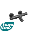 FugaFlow Efficiente Sobrado thermostatische bad-/douchekraan zwart SW1123745