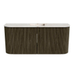 Mondiaz JOYA-DLUX 93.2cm toiletmeubel - ronding links en rechts kleur Shadow - Wastafel FAYE positie Midden 1 kraangat kleur Frappe. SW1422734