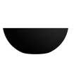 Arcqua Prince vasque 38cm marbre coulé noir mat SW493144