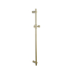 FugaFlow Eccelente Ensemble barre de glissement avec douchette ronde, flexible de douche lisse Laiton brossé PVD (Or) SW1468284